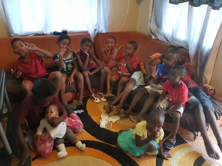 Young people participating in church activities